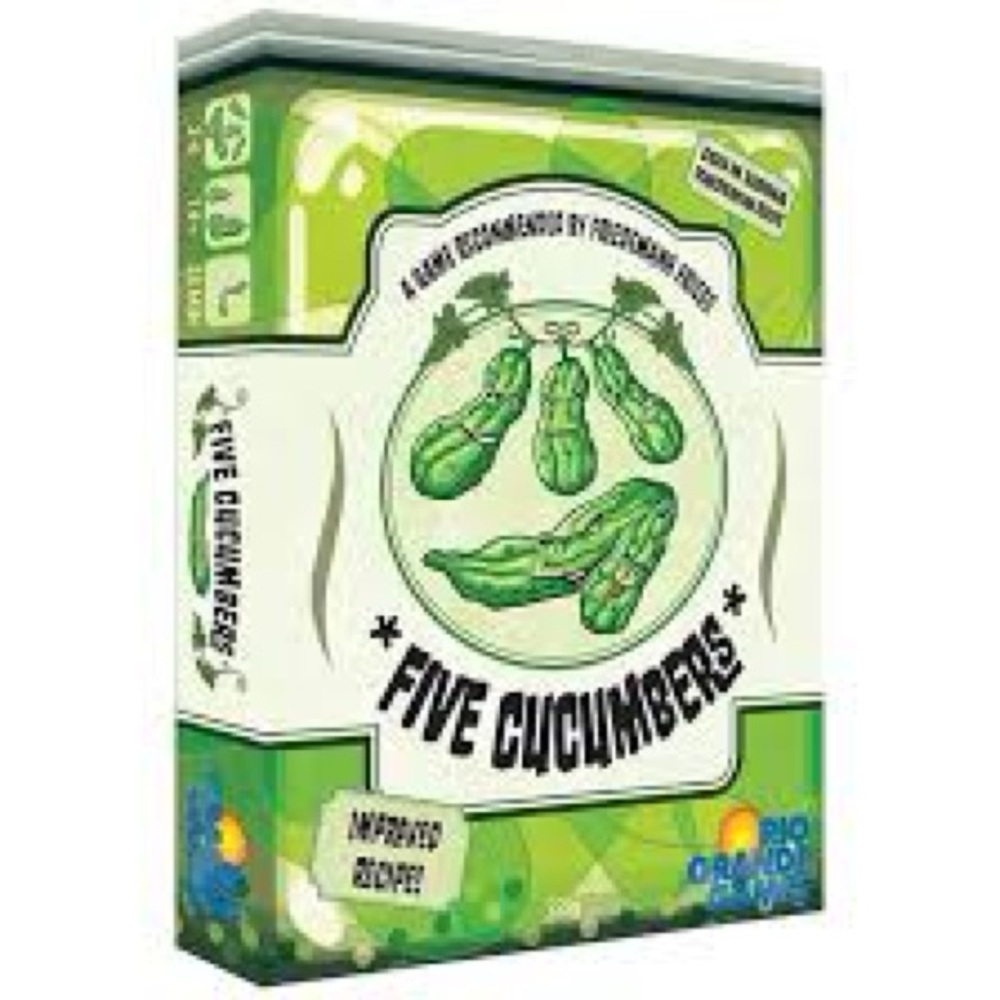 Five Cucumbers Card Game – Stronghold Games (Brand New, Sealed)